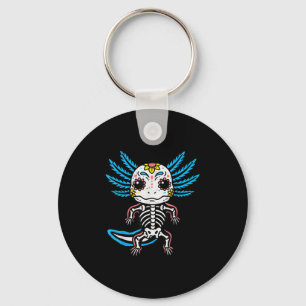Chaveiro Skeleton Axolotl Halloween Meninas adolescentes