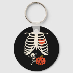 Chaveiro Skeleton Baby Halloween Casais de gravidez