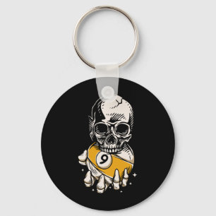 Chaveiro Skeleton Billiards Ll Snooker Piscina Billiards