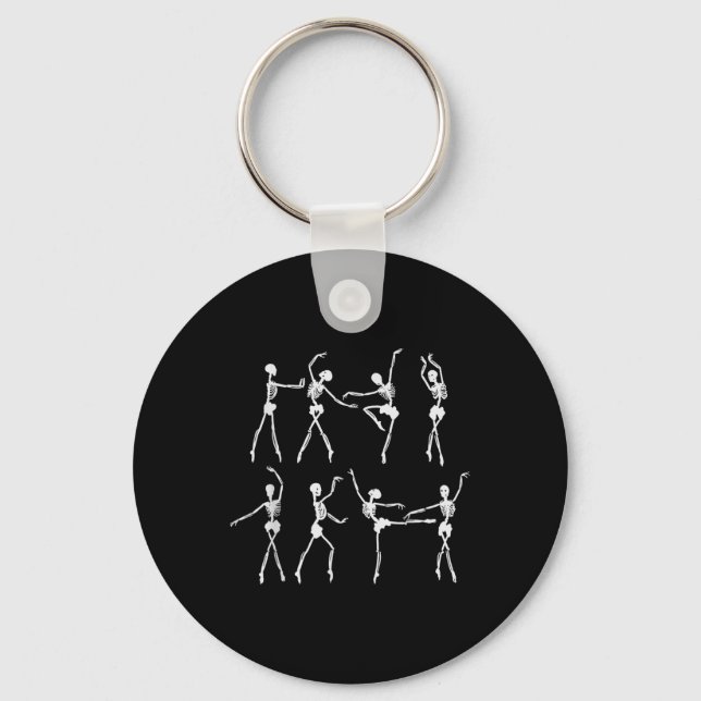 Chaveiro Skeleton Costume Ballerinas Balé Dance Cute Hall (Frente)