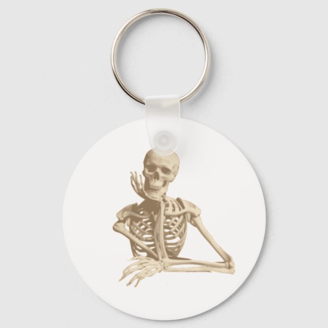 Chaveiro Skeleton engraçado (Frente)