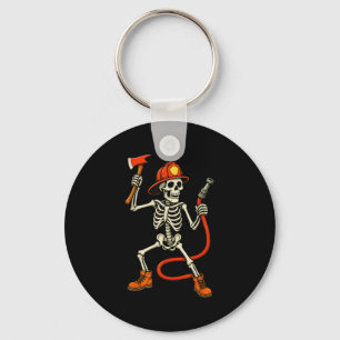 Chaveiro Skeleton Fireman Halloween Bombeiros Crianças
