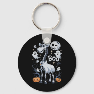 Chaveiro Skeleton Giraffe Em Fantasmas No Halloween