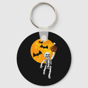 Chaveiro Skeleton Halloween Men Meninos Baseball Halloween