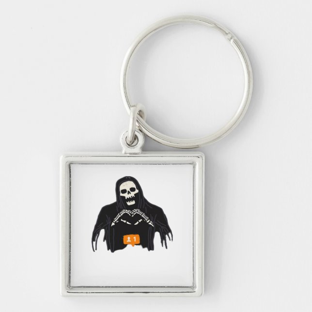 Chaveiro Skeleton Hand Heart Follower Classic (Frente)