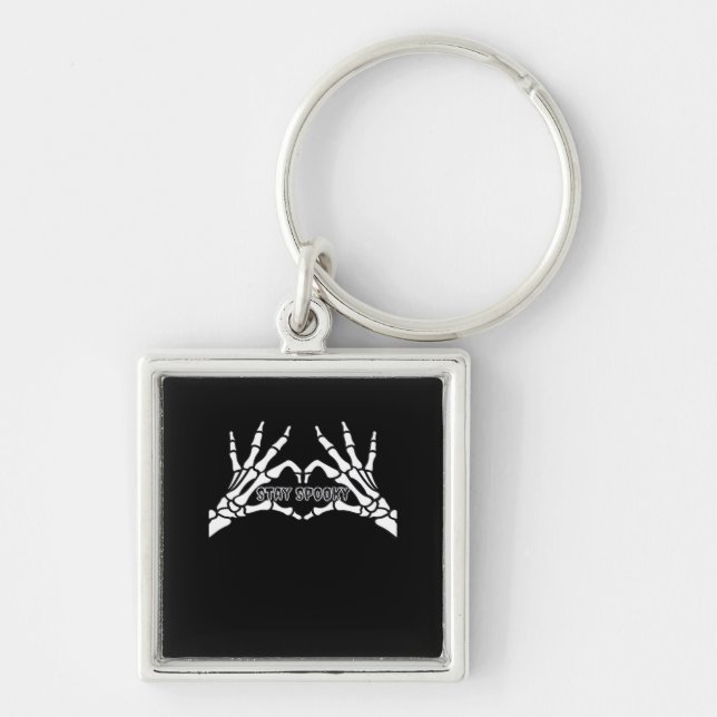 Chaveiro Skeleton Heart and Mands Classic Design (Frente)
