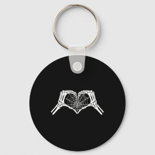 Chaveiro Skeleton Heart Halloween Spooky Lo