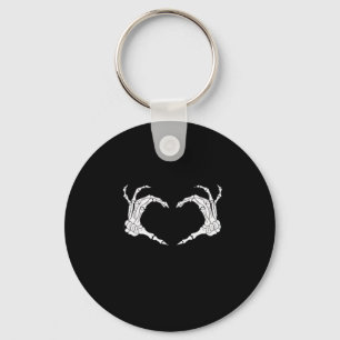 Chaveiro Skeleton Heart Hands Classic