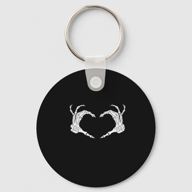 Chaveiro Skeleton Heart Hands Classic (Frente)
