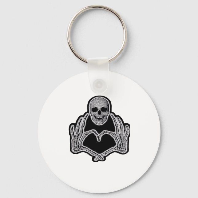 Chaveiro Skeleton Heart Hands Classic (Frente)