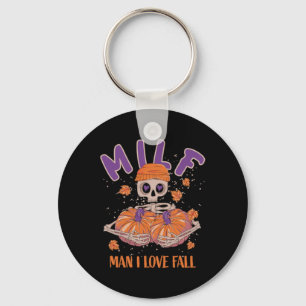 Chaveiro Skeleton Man I Love Quall Funny Skeleton Pumpkin H