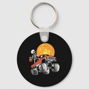 Chaveiro Skeleton Monster Truck Halloween Boys Pumpki