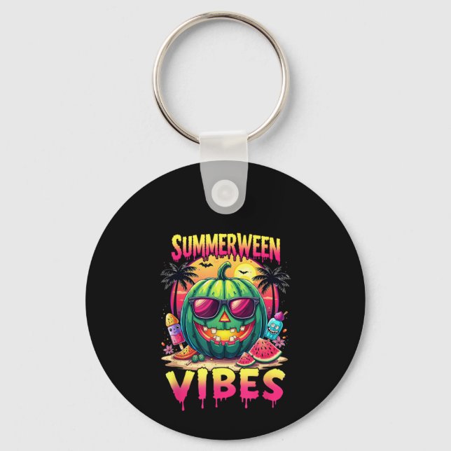 Chaveiro Skeleton Summer Summerentre Vibes Watermelon Jack- (Frente)