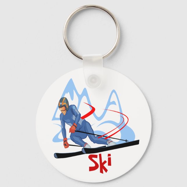 Chaveiro ski - 2 (Frente)