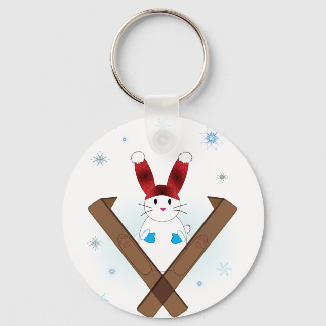 Chaveiro Ski Bunny (Frente)