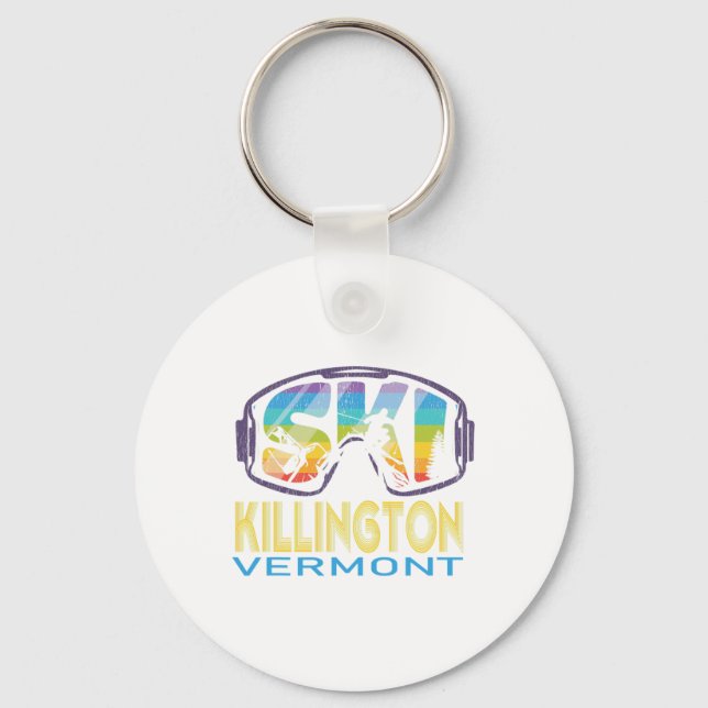 Chaveiro Ski Killington Vermont Skiing Vacation (Frente)