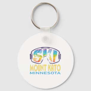 Chaveiro Ski Mount Kato Minnesota Esquiando Férias