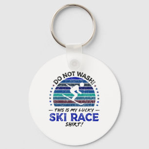 Chaveiro Ski Racer Funny Skier Cotação Retro Vintage G