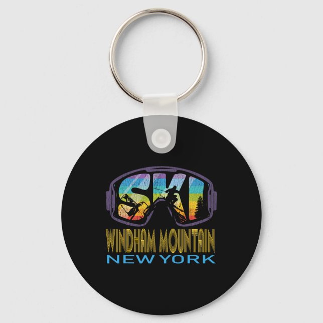 Chaveiro Ski Windham Mountain New York Skiing Vacation  (Frente)