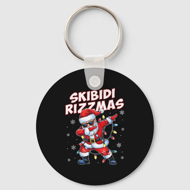 Chaveiro Skibidi Rizzmas Christmas Rizz Santa Claus Charism (Frente)