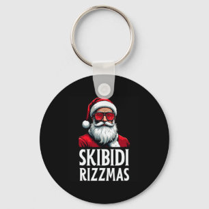 Chaveiro Skibidi Rizzmas Feliz Natal Papai Noel Engraçado