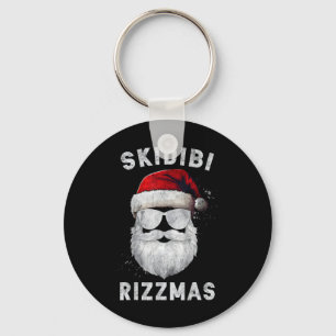 Chaveiro Skibidi Rizzmas Natal Rizz Papai Noel Carisma