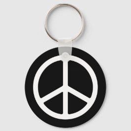 Chaveiro Skinny White Peace Symbol