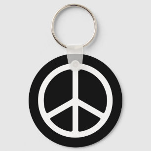 Chaveiro Skinny White Peace Symbol