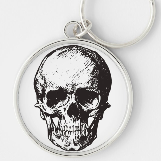 Chaveiro Skull Fantasy Art Rock Punk Heavy Metal (Frente)