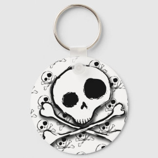 Chaveiro Skull N Bones com pano de fundo