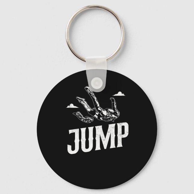 Chaveiro Skydiving Jump Vintage (Frente)