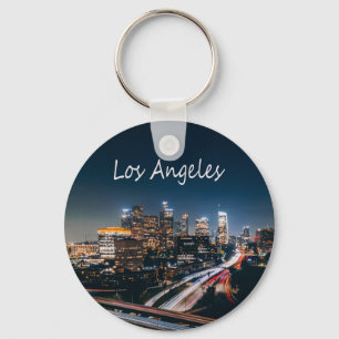 Chaveiro Skyline da Califórnia em Los Angeles à noite