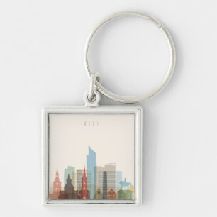 Chaveiro Skyline da cidade de Oslo, Noruega
