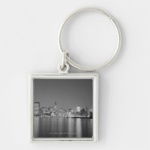 Chaveiro Skyline da cidade na noite