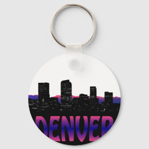Chaveiro Skyline de Denver Colorado