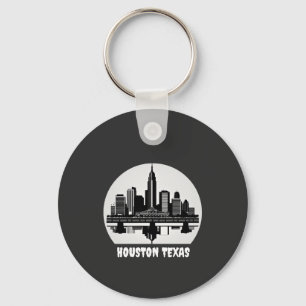 Chaveiro Skyline de Houston Personalizado