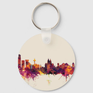 Chaveiro Skyline de Liverpool Inglaterra