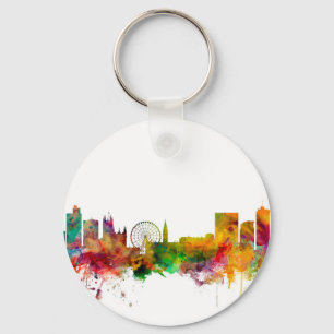 Chaveiro Skyline de Manchester Inglaterra