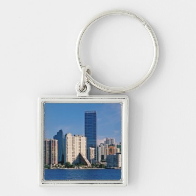 Chaveiro Skyline de Miami, Florida (Frente)