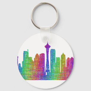 Chaveiro Skyline de Seattle