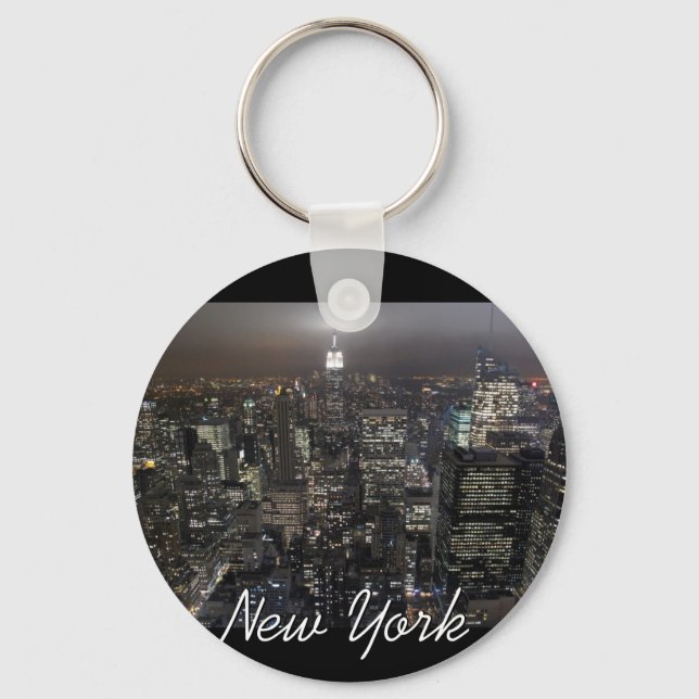 Chaveiro Skyline Key Chain New York Souvenirs (Frente)