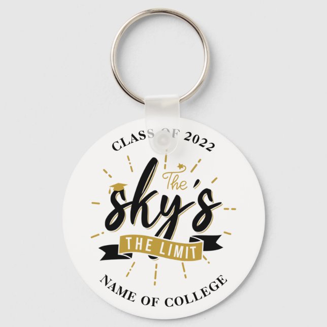Chaveiro Sky's The Limit Class of 2022 Personalised Formand (Frente)