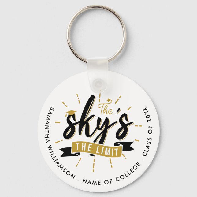 Chaveiro Sky's The Limit Class of 2023 Formando Personaliza (Frente)