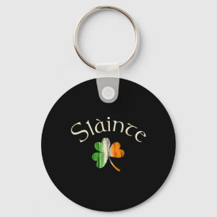 Chaveiro Slainte Irish Shamrock Flag Of Ireland St Patricks