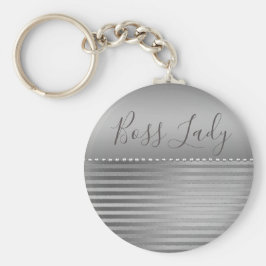 Chaveiro Sleek Silver Boss Lady