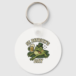 Chaveiro Sleepy Frog St.Patrick's Day