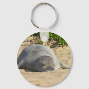Chaveiro Sleepy Havaiano Monk Seal