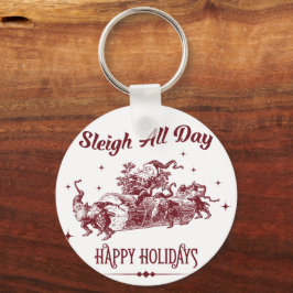 Chaveiro Sleigh All day Vintage Christmas
