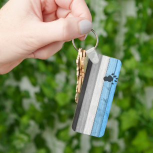 Chaveiro SlipperyJoe's otter paw wood crate texture bear co