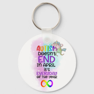 Chaveiro Slogan de Consciência Autismo abril - Neurodiversi